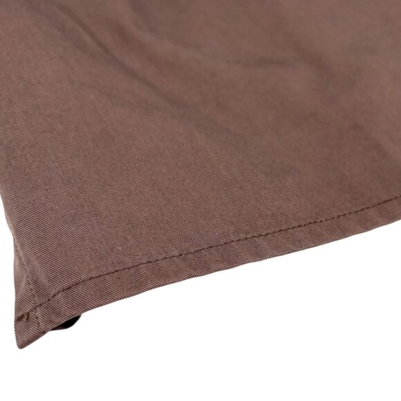 CHANEL Vintage CC Logo Button Up Military Long Sleeve Shirt Brown [106496] - Picture 7 of 12